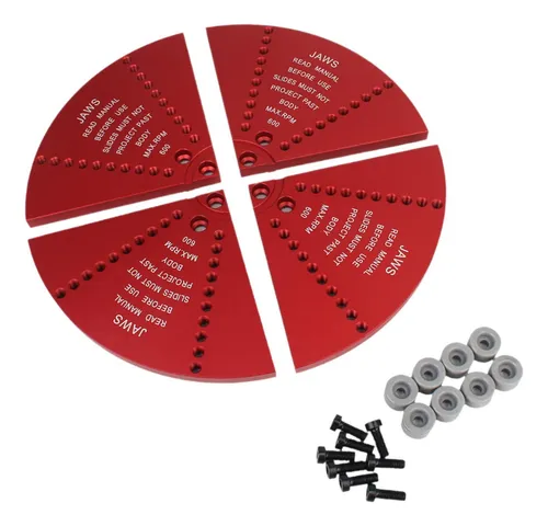 comprar Cole Jaw Set Mandriles De Torno De Madera Herramientas Rojo
