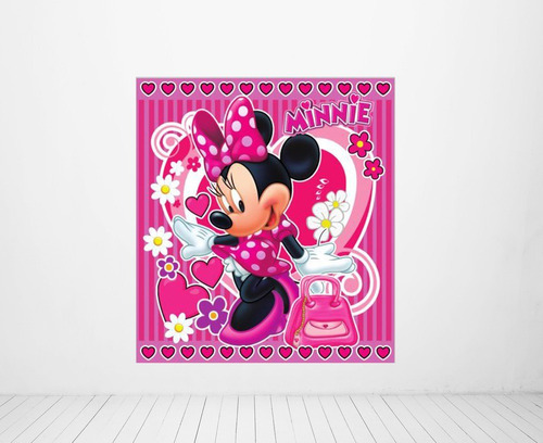 Fondo Minnie Mouse Rosado Niña Fiesta Cumpleaños