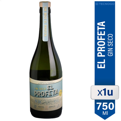 Ginebra Gin El Profeta 750ml 