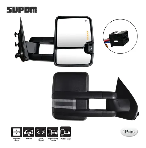 comprar Supdm Espejo Remolque Para Chevy Silverado Gmc Sierra Luz