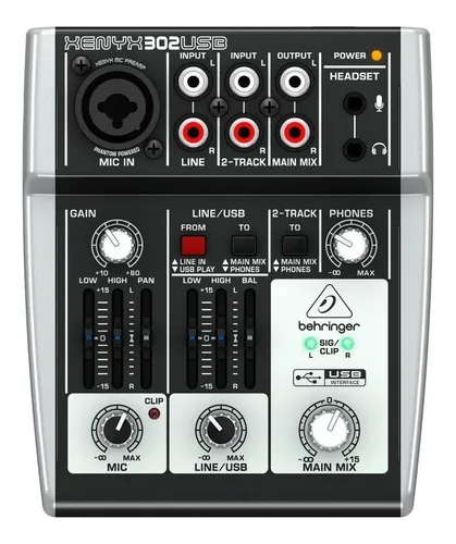 comprar Consola Behringer 302usb Xenyx De Mezcla Promocion Buen Fin!