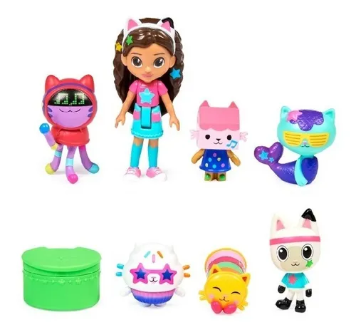 La Casa De Muñecas De Gabby Set Pack Figuras Juguetes Gaby