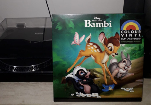 Soundtrack Bambi Disney Vinilo Verde Importado Nuevo