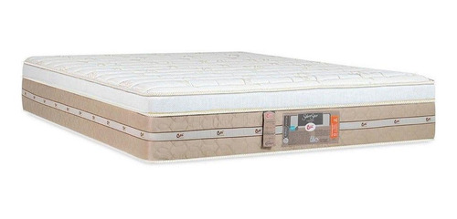 Colchão Castor King Pocket Silver Star Air One 193x203x32cm Cor Bege