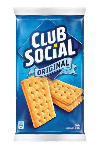 Biscoito Original Club Social 144g Kit C/27