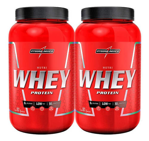 Combo 2 Nutri Whey Isolado Concentrado Protein Baunilha