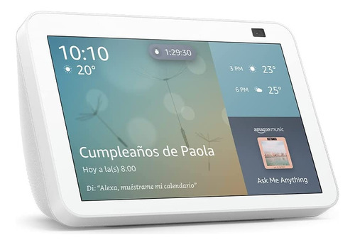 Kit Alexa Echo Show 8 Blanco + Focos Led Inteligentes 2 Pack