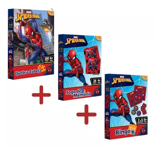 Hobby Brinquedos  Jogo De Memória Homem Aranha