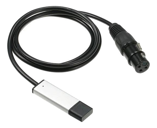 Cable Adaptador De Interfaz De Control Usb A Dmx Para