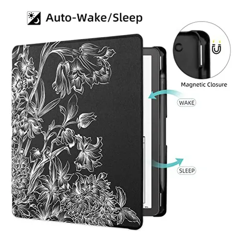 Funda Walnew Para Kindle Scribe 10.2 (2022), Pu Con Soporte