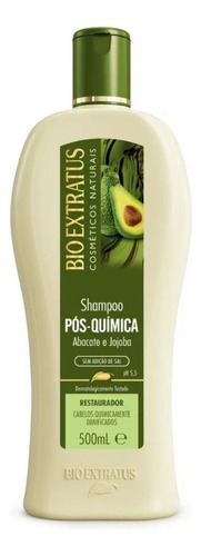 Shampoo Pós Química Abacate Jojoba Bio Extratus 500ml