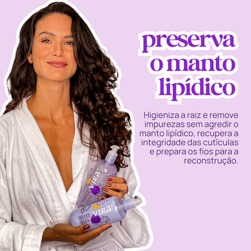 Shampoo Para Cabelos Danificados Grape Moment 300ml