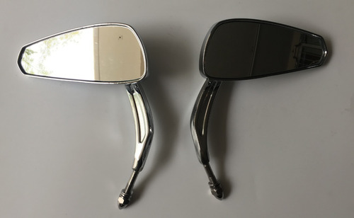 Espejos Tribal Gota Cromo Para Harley Davidson
