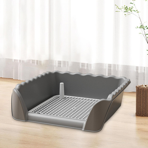 Inodoro Para Perros, Orinal Para Entrenamiento, Bandeja Gris
