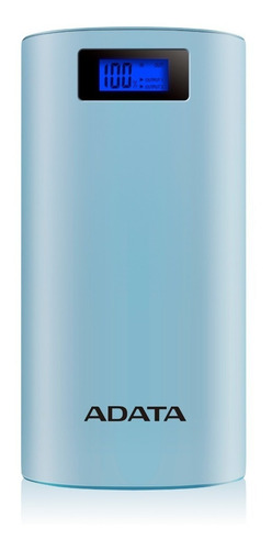 Adata Power Bank Bateria Portatil P20000d Azul 20000mah