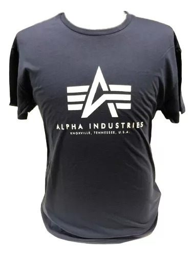 Remera Hombre Logo Estampada Alpha Importadas