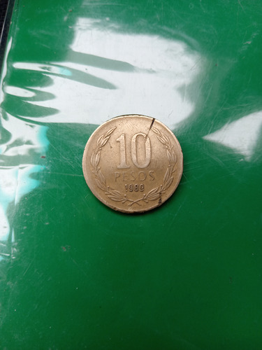 Moneda De 10 Pesos 1989