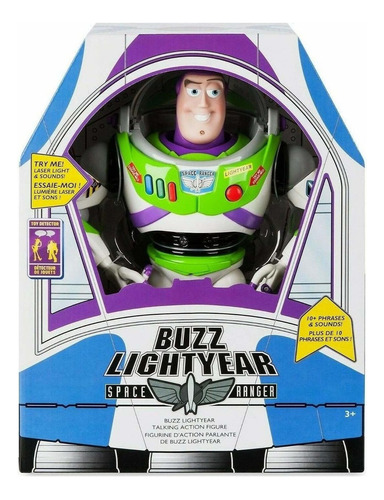 Disney, Figura De Acción De Buzz Lightyear De Toy Story Qu.