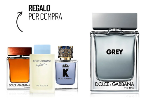 Kit Perfume Hombre Dolce&gabbana The One Grey Edt 50 Ml + 3 