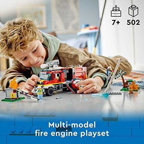 Unidad De Comando De Bomberos Lego City 60374, Juguete De Re