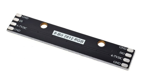 Tecneu 5 Piezas Tira De 8 Luces Led Rgb 8-bit 2812 5050 8 Canales