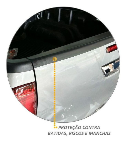 Protetor De Borda S10 2012 2013 2014 2015 2016 2017 2018 2019 2020 Tampa Traseira Da Caçamba Original Bepo