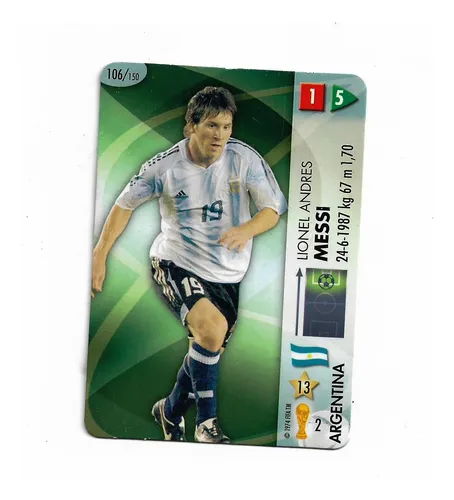 Card Messi Copa 2006 Panini Card Messi Copa 2006 Panini