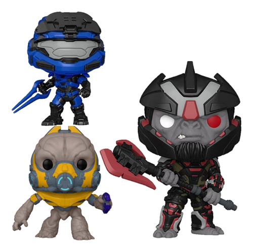 Funko Pop Halo Infinite * Spartan Mark V + Grunt +  Escharum