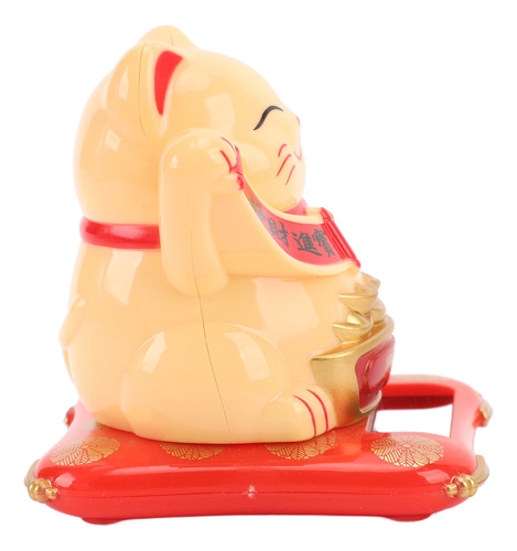 Brazo De Energía Solar Lucky Waving Cat Fortune Plastic