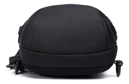 Mochila de ombro em tecido à prova de roubo, nesta cor preta