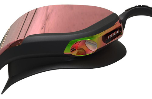 Gafas de natación 900 Bfast, color negro/rojo, talla única