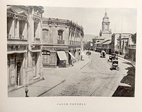 Vistas Chile Valparaiso 1900 Antiguo Libro Fotos Leblanc (Usado)