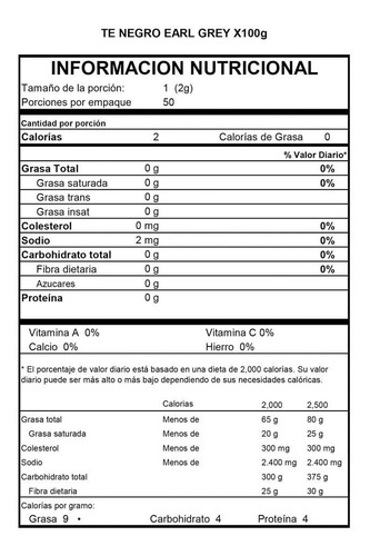 Té Twinings Earl Grey Classic - G A $518