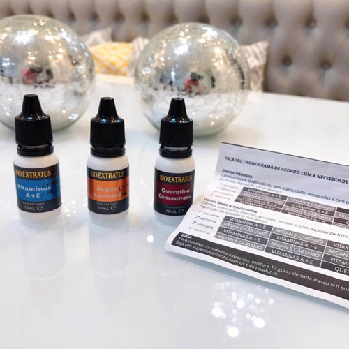 Kit 2 Mult Cronograma Capilar 30ml Bioextratus