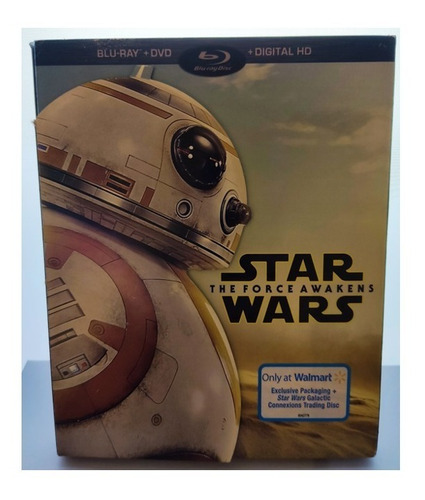 Star Wars Ep. 7, El Despertar De La Fuerza. Blu Ray Walmart 