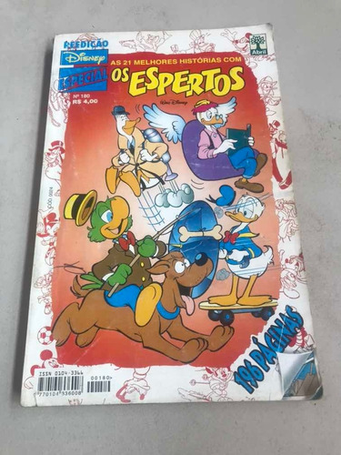 2108 Hq Disney Especial Reedição #180: Os Espertos (Usado)