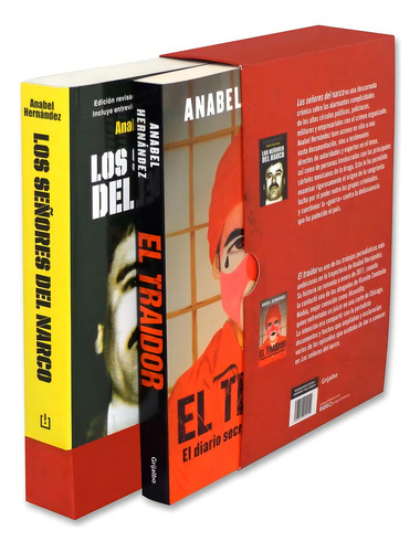 Paquete Libros Anabel Hernández Señores del Narco: No, de Hernandez, Anabel., vol. 1. Editorial Grijalbo, tapa pasta blanda, edición 1 en español, 2023