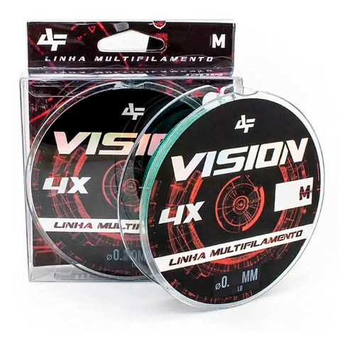 Linha Multifilamento Albatroz Vision 4x 0,12mm 15lbs 100m 