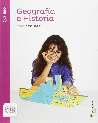 Geografia E Historia Serie Descubre 3 Eso Saber Hacer, De Vários Autores. Zubia Editoriala, S.l., Tapa Blanda En Español