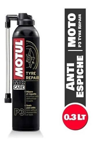 Imagen 1 de 2 de Motul Anti Espiche P3 Tyre Repair 300ml Somos Tienda