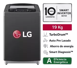 Lavadora LG 19kg Wt19bpb Negro