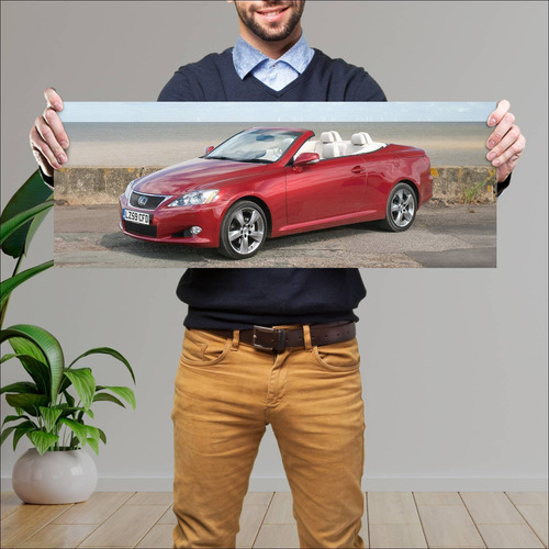 Cuadro 30x80cm Auto 2009 Lexus Is C Uk Auto 161