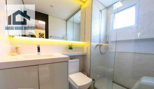 Imagem 13 de 30 de Apartamento Em Guarulhos 95mts 3dorm 1suite 2 Vagas - Porteira Fechada - Vila Augusta - Ap1058