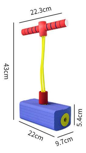 Pogo Bouncer Saltando Brinquedo Para Crianças Azul