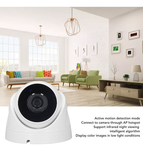 Cámara Vigilancia Horizontal 360° 90 Grados Angular Vertical Como Se Muestra