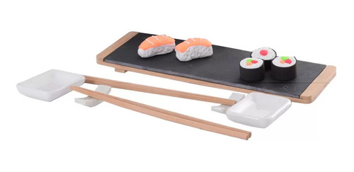 Conjunto Kit Para Sushi Sashimi Comida Japonesa 8 Peças