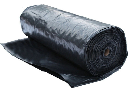 Rollo Plástico Negro Para Invernadero 3mx148m Lineal Cal 600
