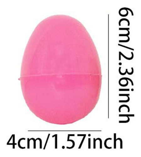 \ 48x Huevos De Pascua Vacíos Rellenables, Huevos Coloridos
