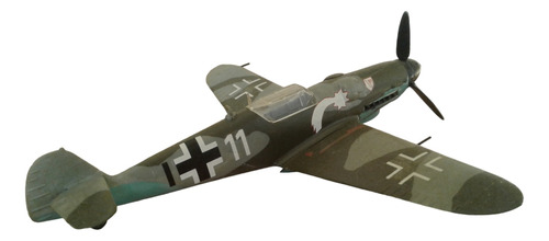 Vendo Maqueta Avion Bf109 1/72 Armado Y Pintado