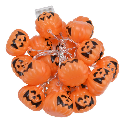 Cadena De 20 Led Con Forma De Calabaza Para Halloween, 3 Met